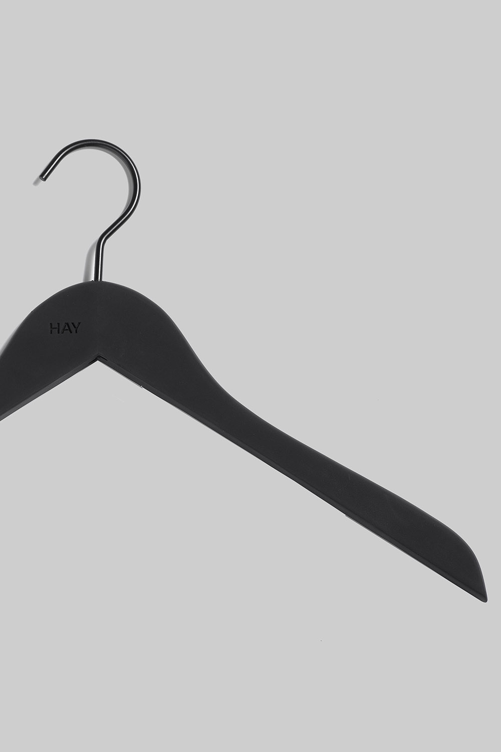 Soft Coat Hanger Black 4-pack